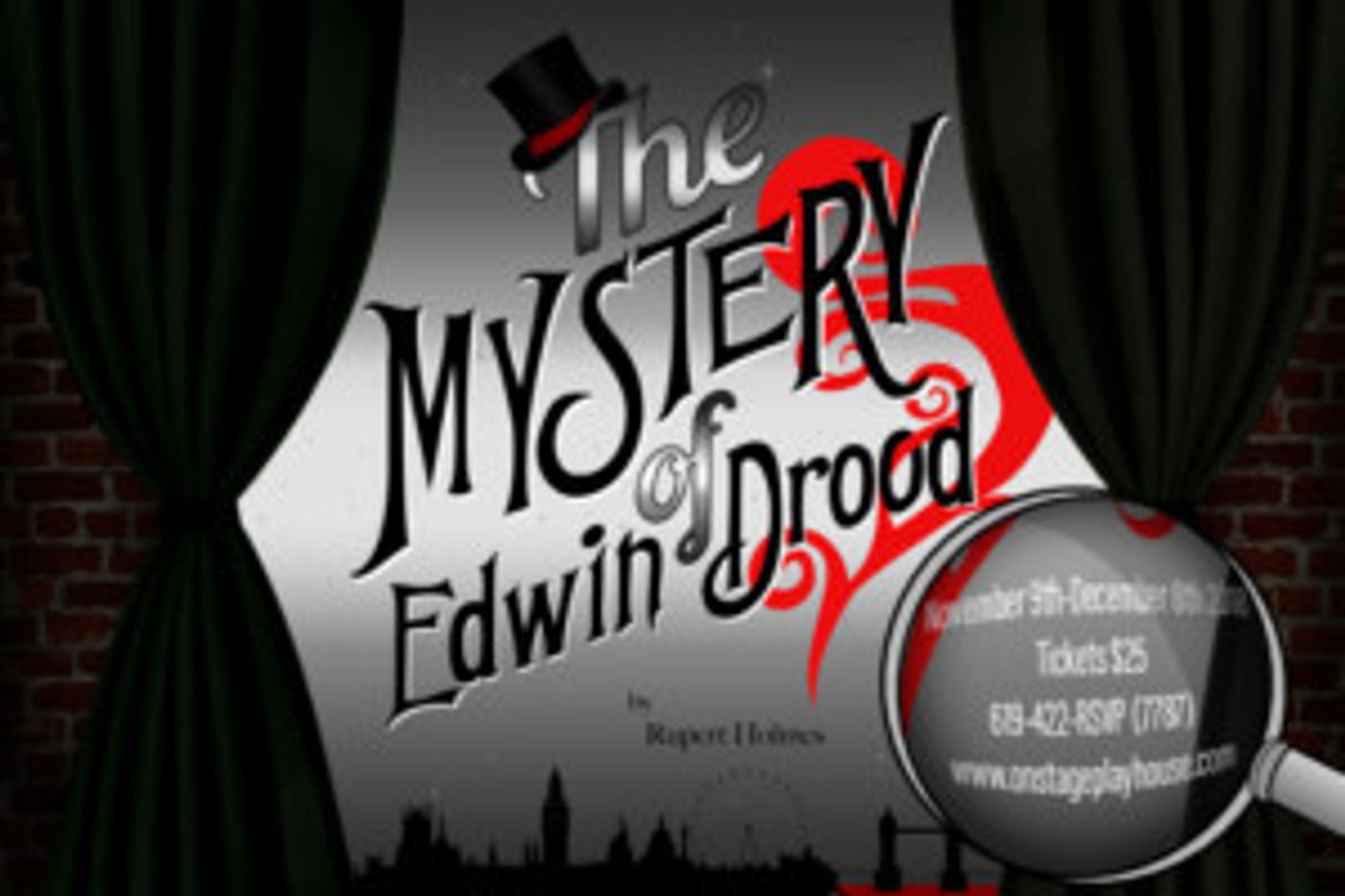 OnStage Playhouse Announces THE MYSTERY OF EDWIN DROOD- Who Did It?  The Audience Decides!  Image