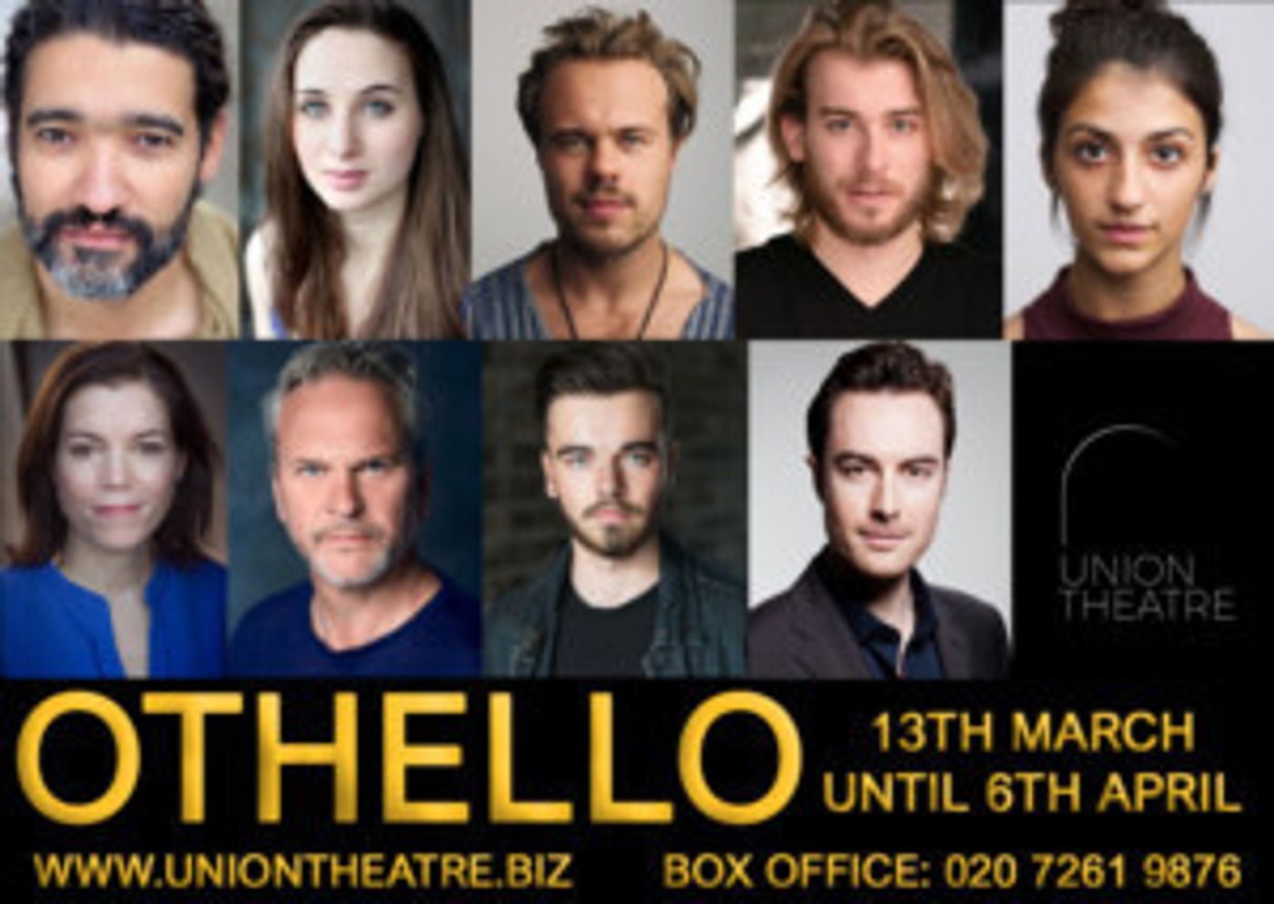New Staging Of Shakespeare's OTHELLO To Run At The Union Theatre  Image