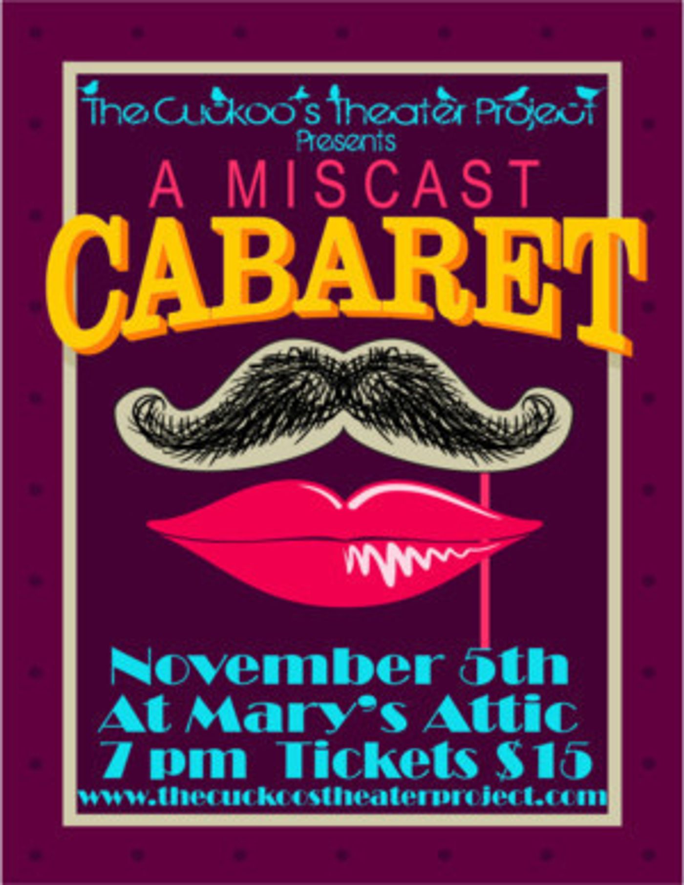 Cuckoo's Theater Project Announces MISCAST CABARET FUNDRAISER  Image