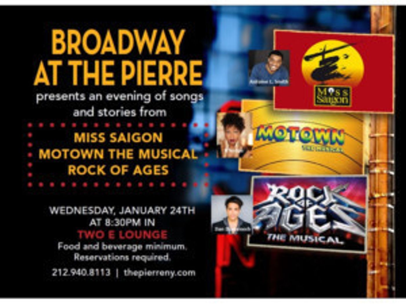 The Pierre Celebrates The Best Of Broadway With New Monthly Cabaret Series  Image