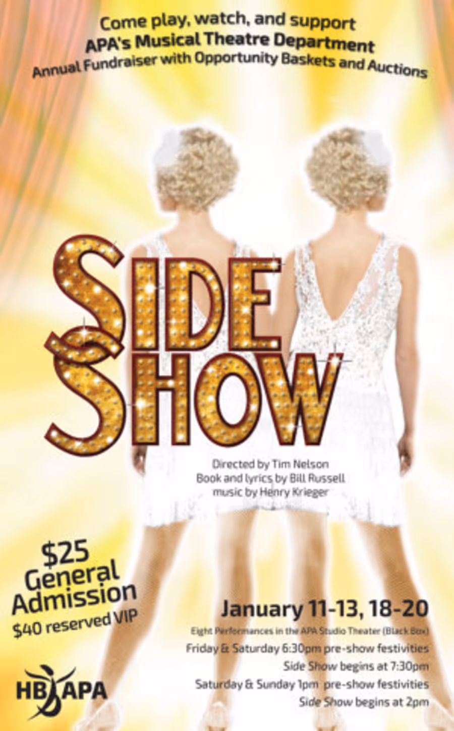 APA's Musical Theatre Department Presents SIDE SHOW Image