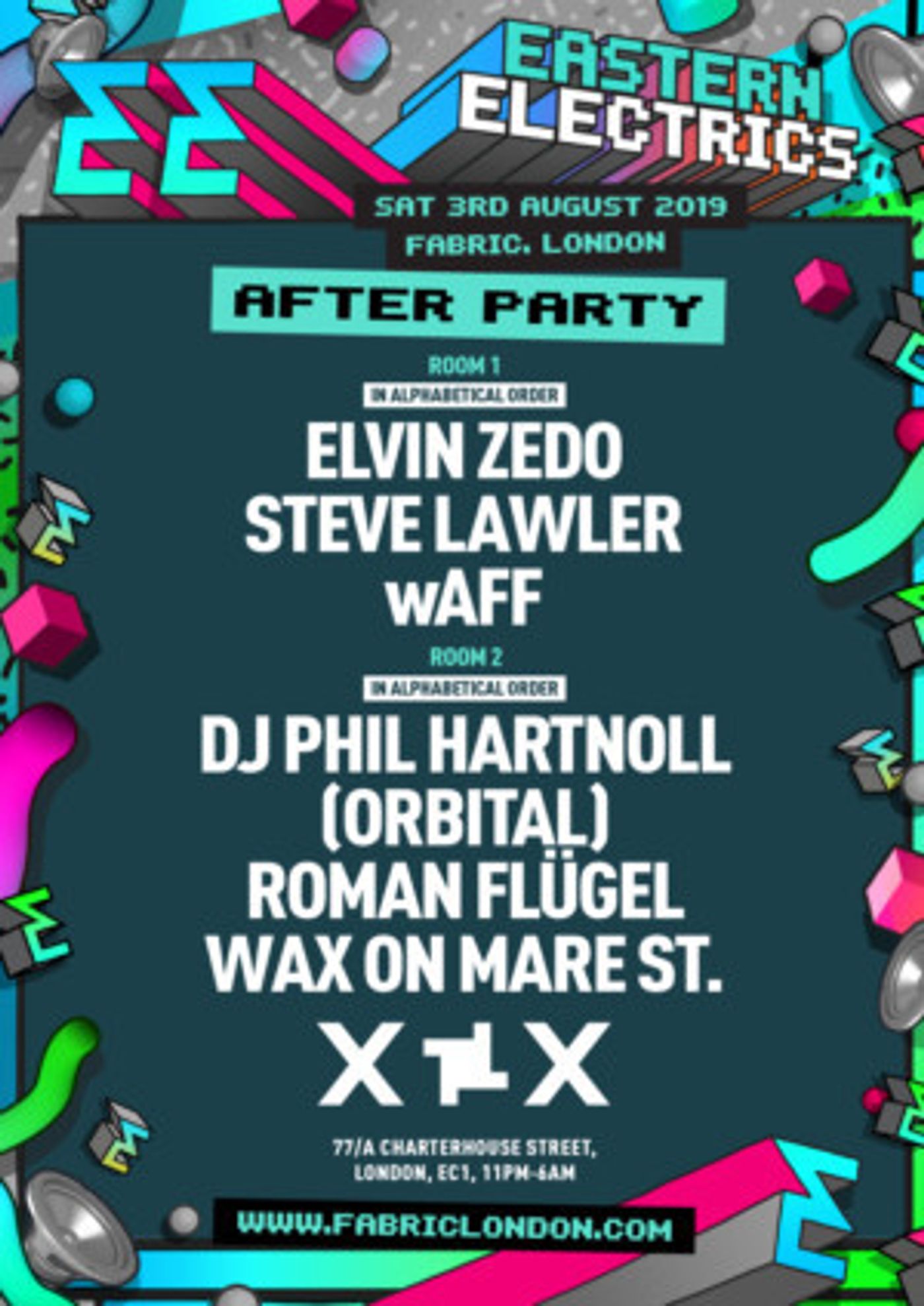 Eastern Electrics Festival Announce After Party At Fabric And VVIP Package  Image