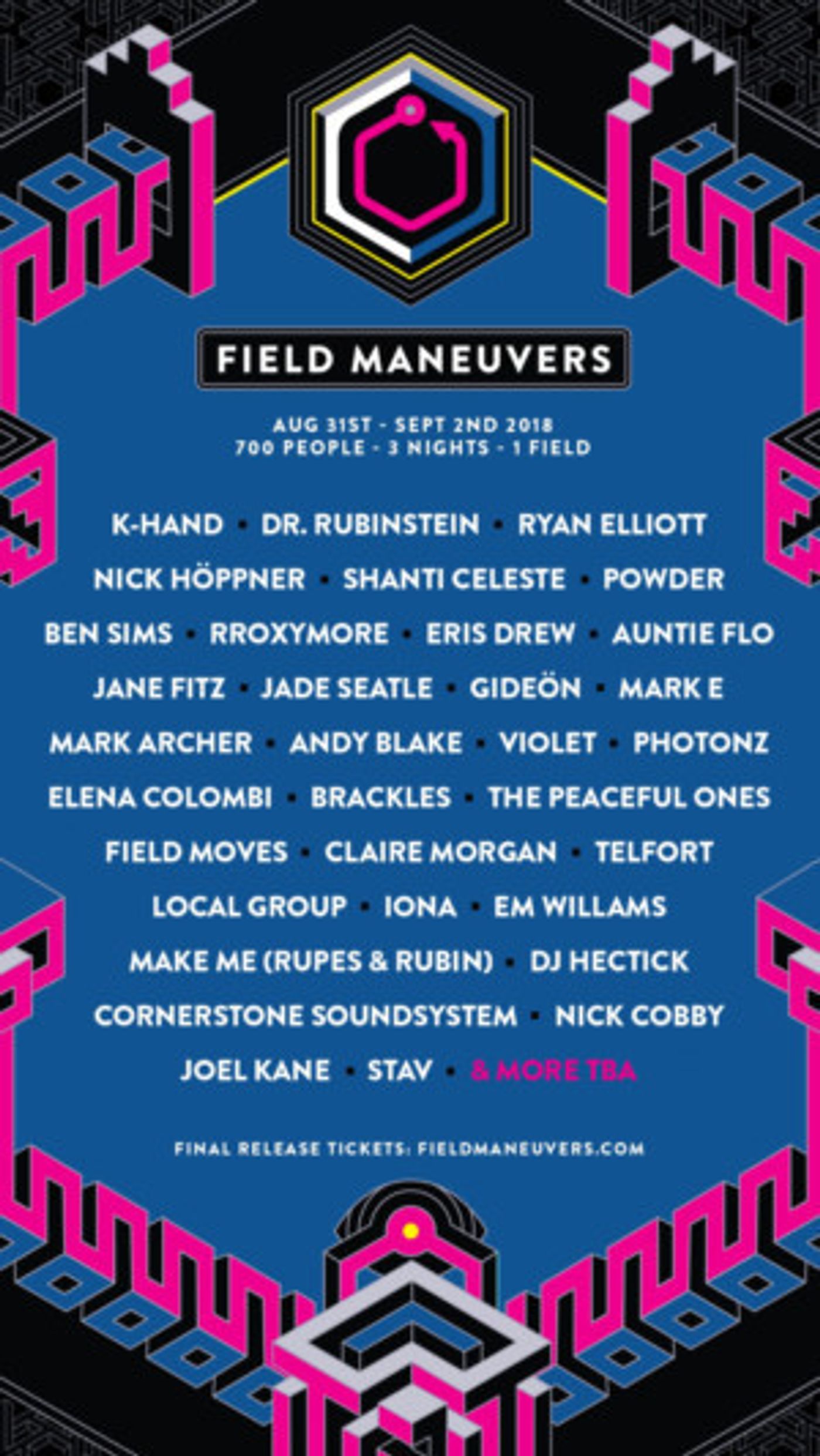 Field Maneuvers Announce First Wave Artists For 2018  Image
