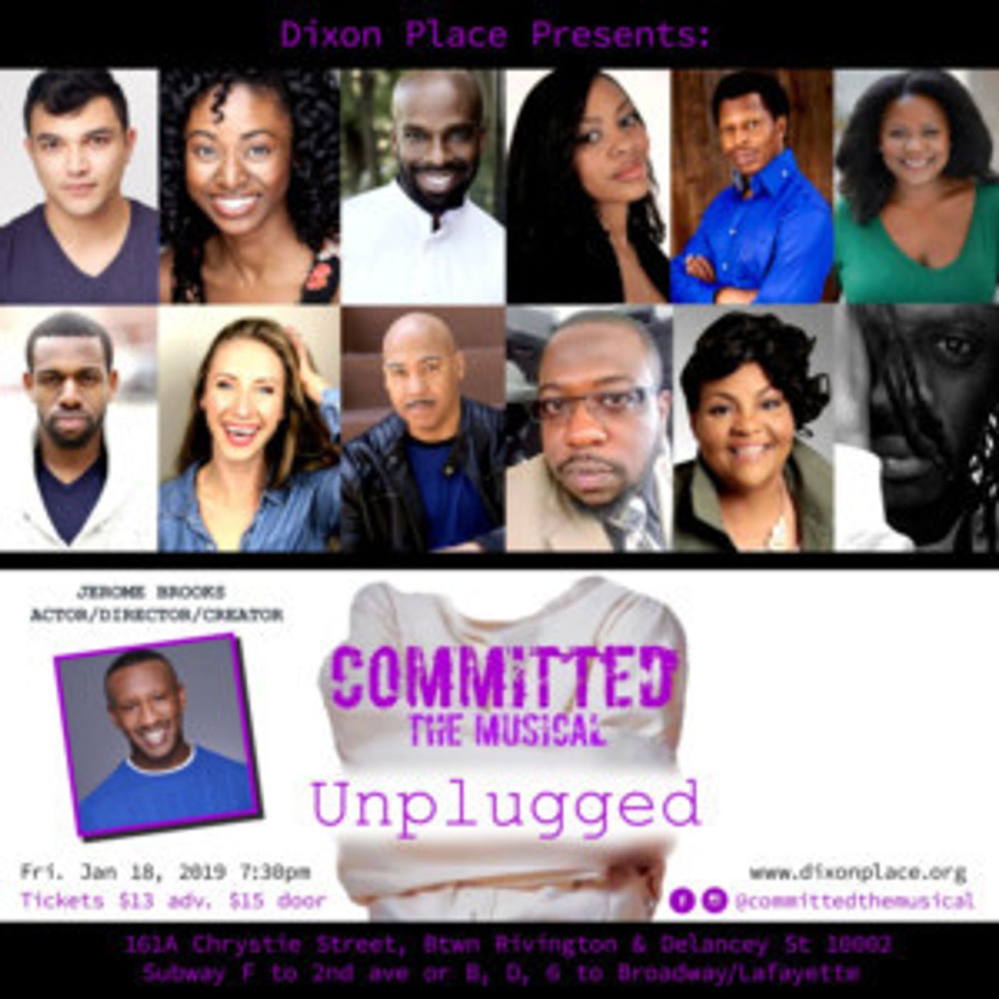 Dixon Place Presents COMMITTED: THE MUSICAL UNPLUGGED  Image