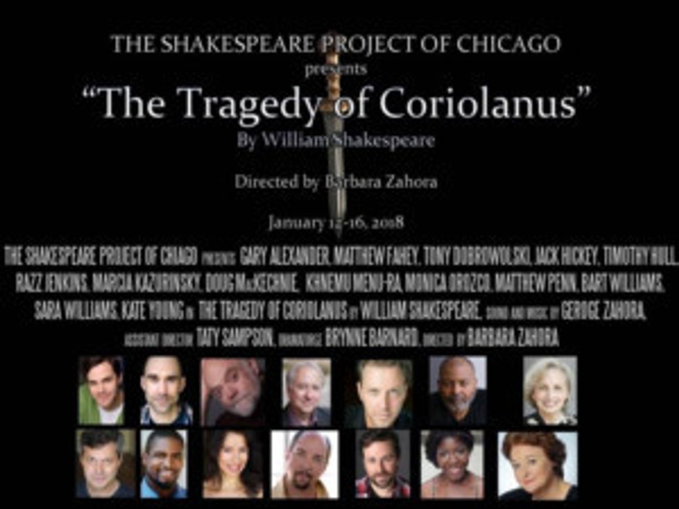 Casting Announced For Shakespeare's Political Thriller CORIOLANUS  Image