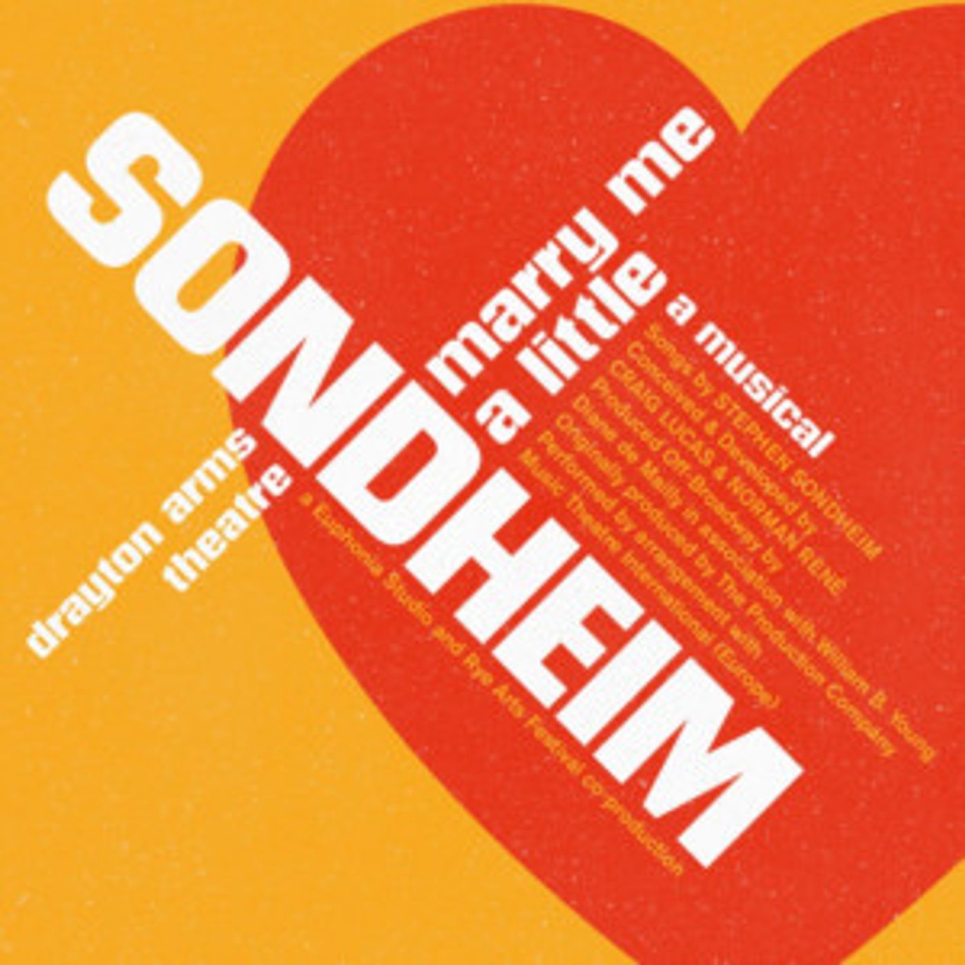 New Production Of Sondheim's MARRY ME A LITTLE To Open In May  Image