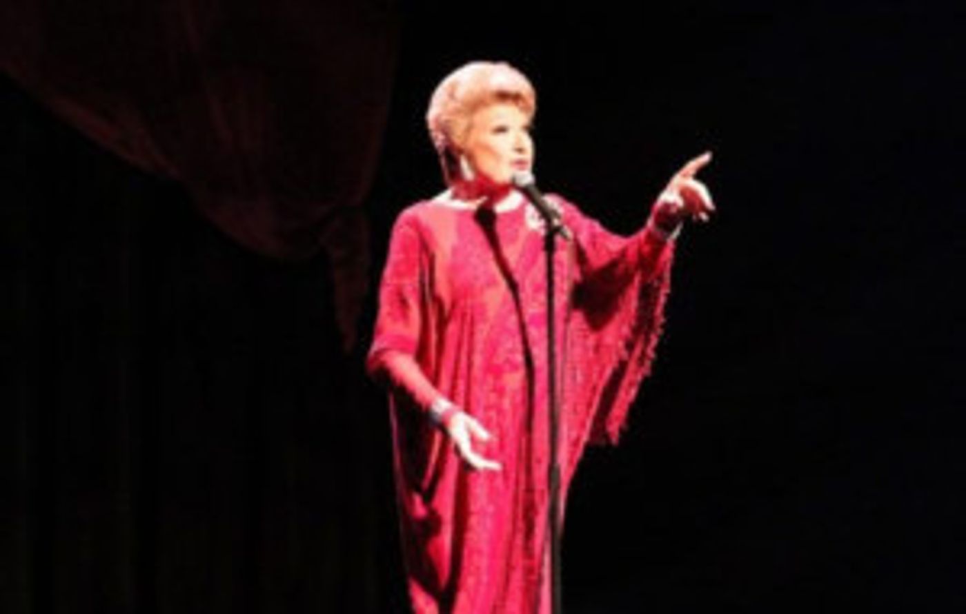 Marilyn Maye Returns To The Iridium For A Special Four-Day Engagement  Image