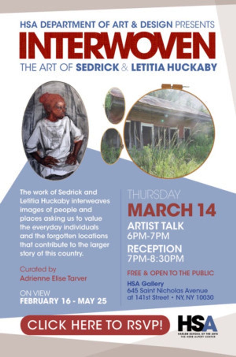 HSA Department Of Art & Design Presents INTERWOVEN Image