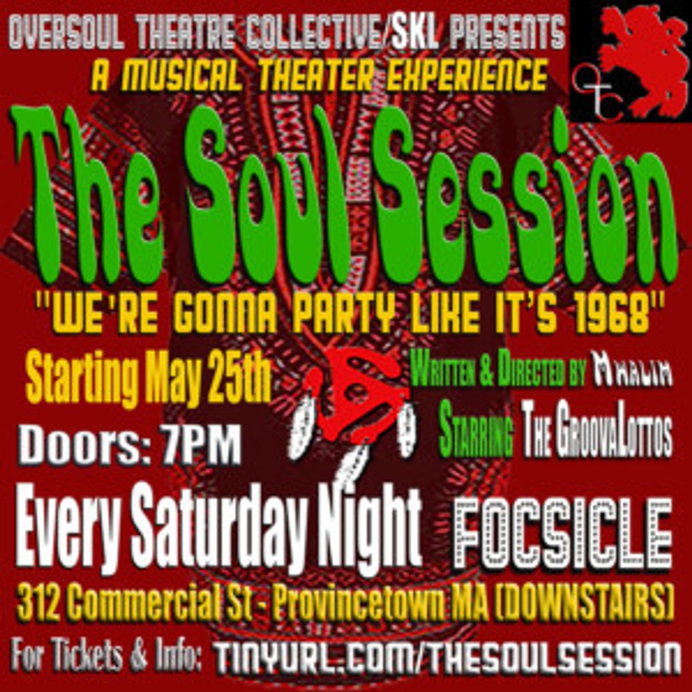 Funky Musical Comedy THE SOUL SESSION Comes to Provincetown  Image