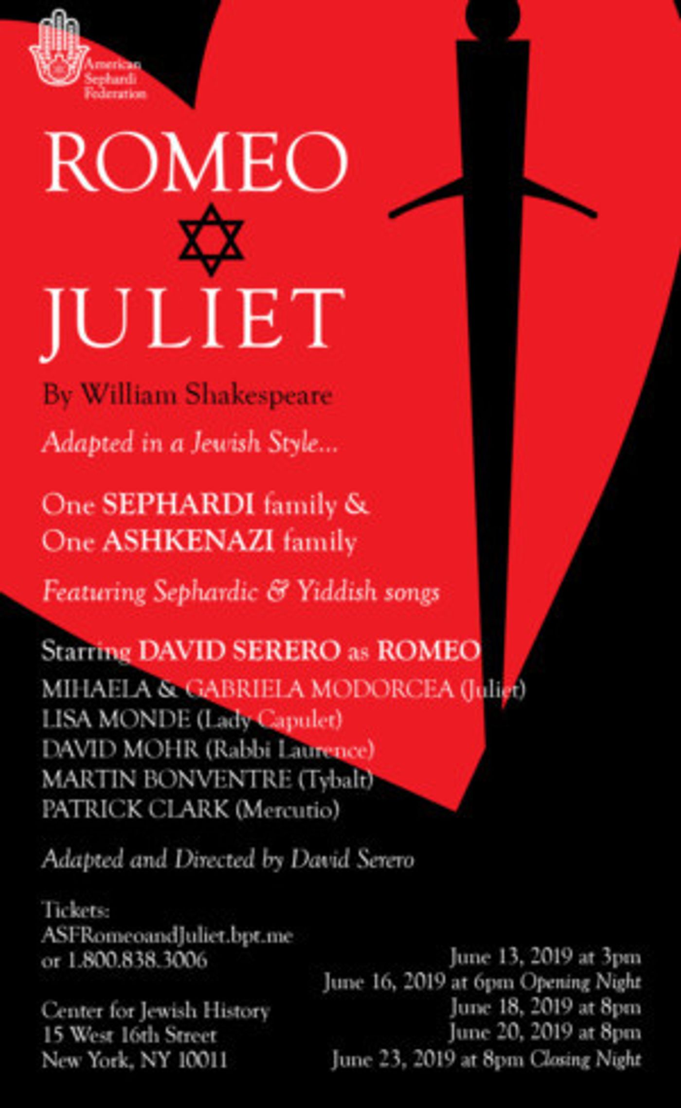 Jewish Adaptation of ROMEO AND JULIET to Make World Premiere  Image