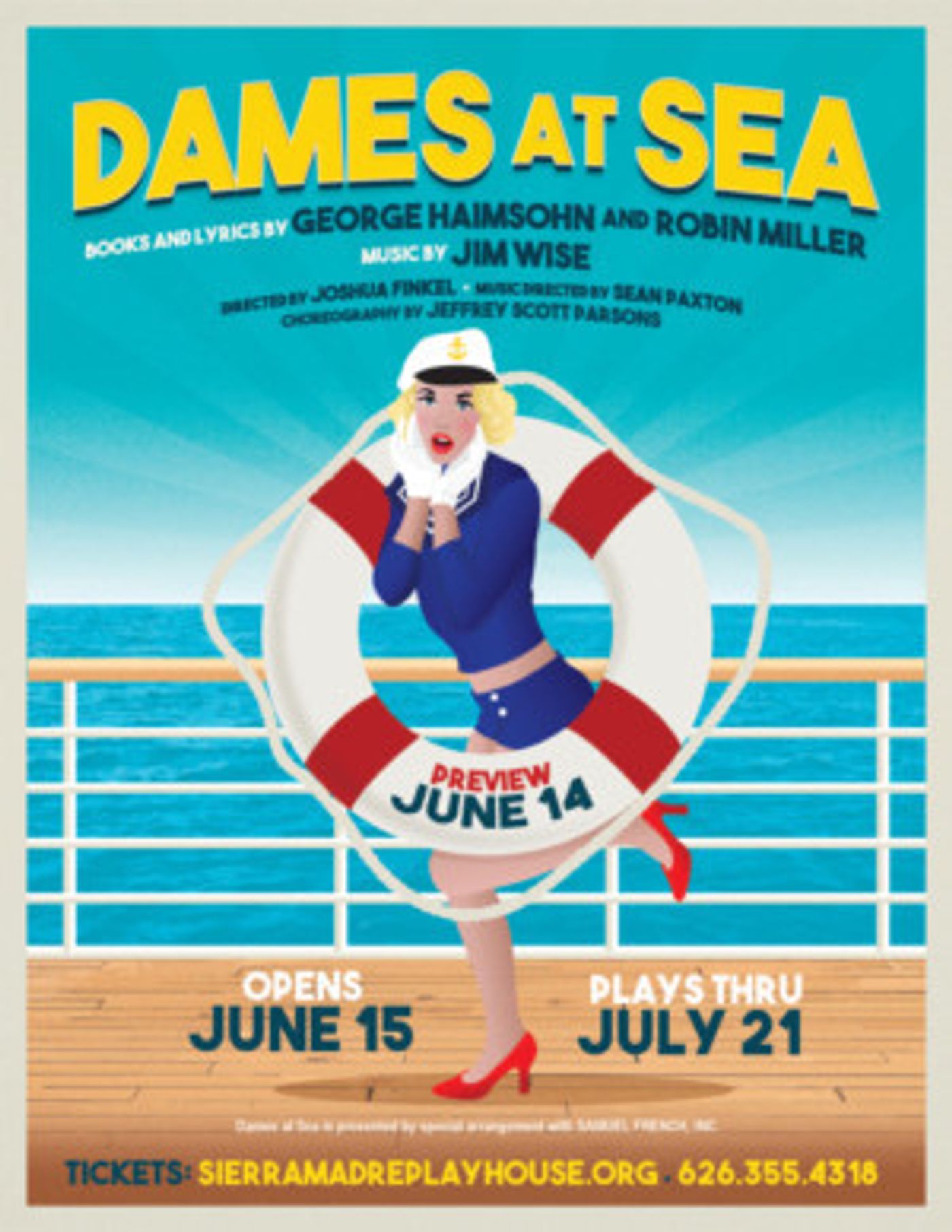 DAMES AT SEA Opens June 15 At Sierra Madre Playhouse  Image