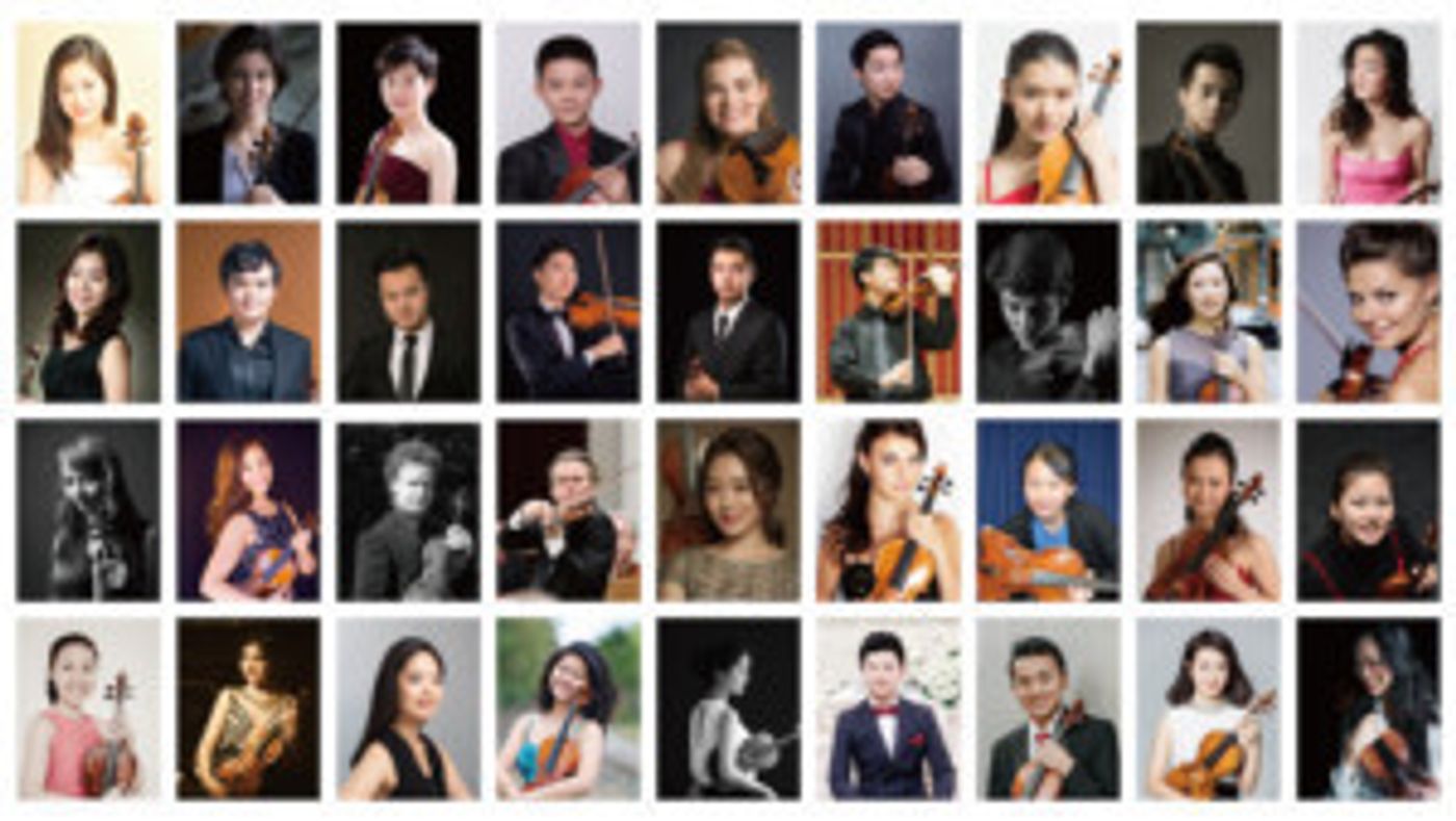 Quarterfinalists Announced For The 2nd Shanghai Isaac Stern International Violin Competition  Image