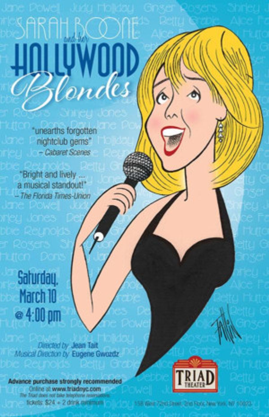 Sarah Boone Brings Her Hollywood Blondes To The Triad  Image