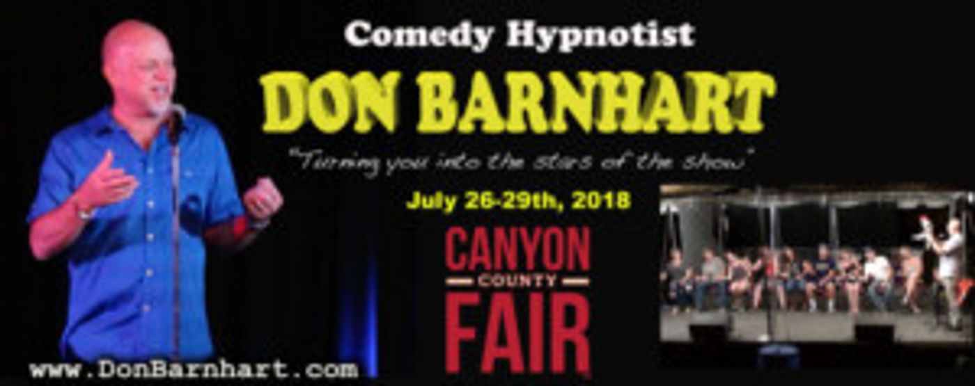 Comedy Hypnotist Don Barnhart Returns To Canyon County Fair  Image