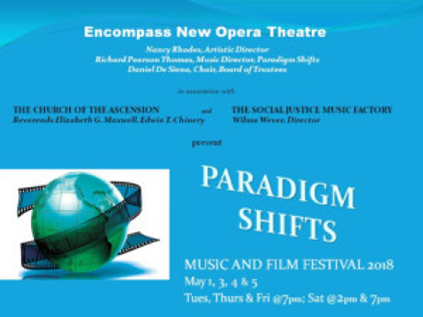 Encompass New Opera Theatre Presents PARADIGM SHIFTS 2018  Image