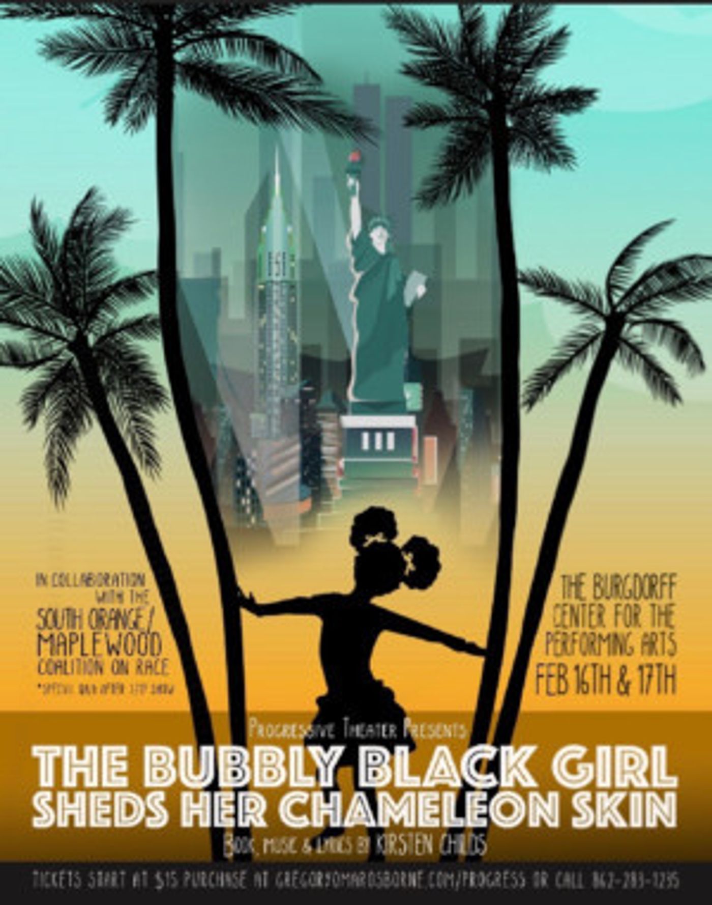 THE BUBBLY BLACK GIRL SHEDS HER CHAMELEON SKIN Comes to Maplewood's Burgdorff Center For The Performing Arts  Image