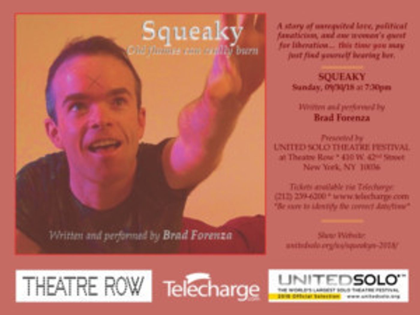 Squeaky Fromme Show Premieres At United Solo On 9/30  Image