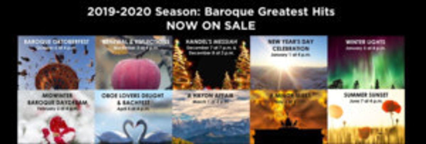 Bach In Baltimore Announces 2019-2020 Season Of Baroque Greatest Hits  Image
