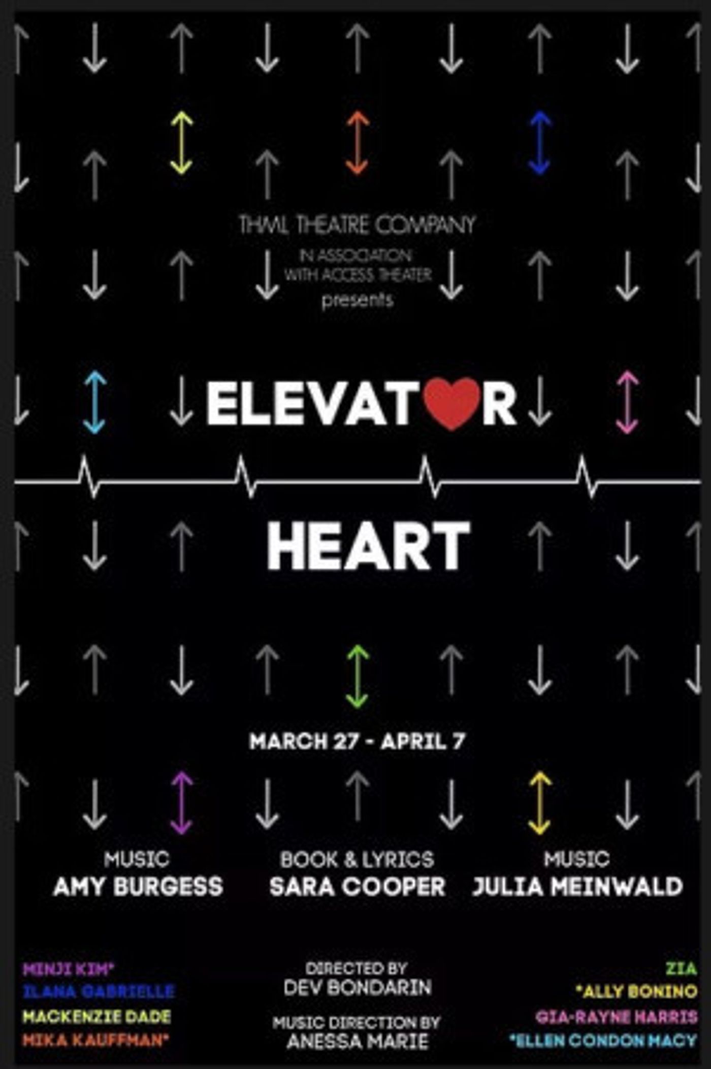 THML Theatre Company Presents ELEVATOR HEART At Access Theater  Image