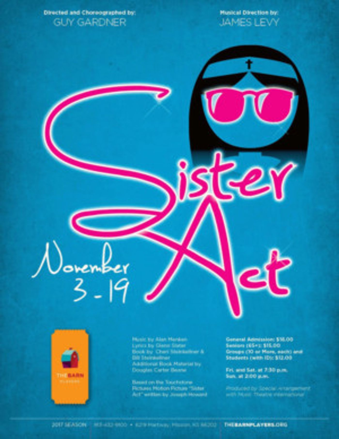 Shout Hallelujah! SISTER ACT Comes to The Barn Players This Fall  Image