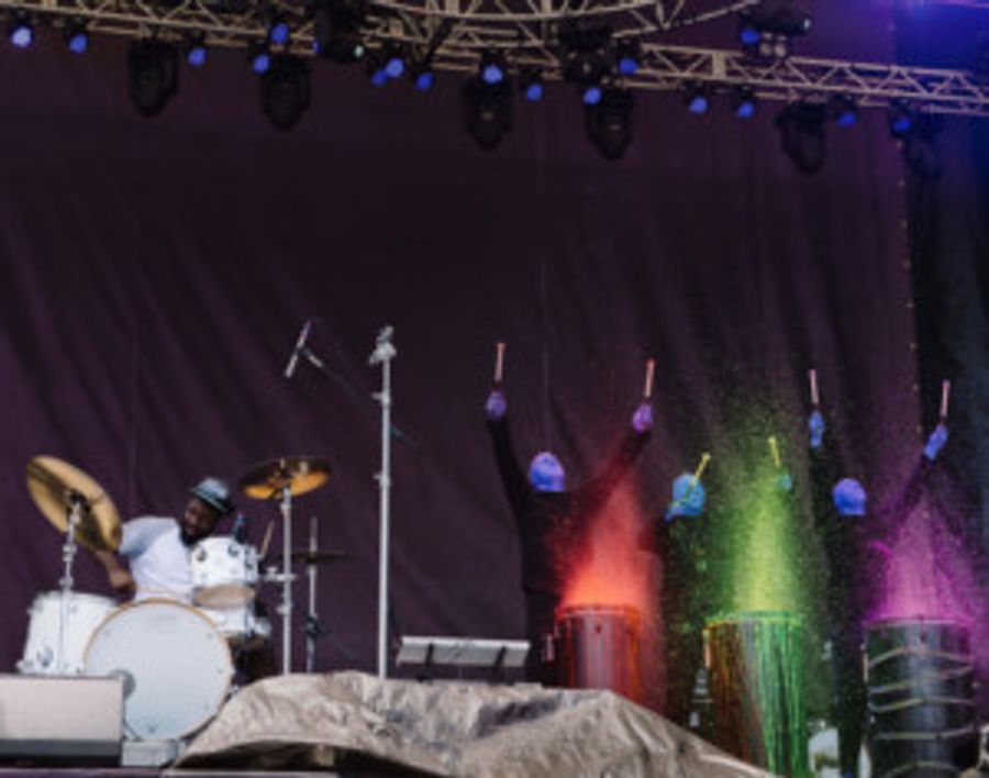 Blue Man Group Boston Hosts 5th Annual Drum-Off Competition Image