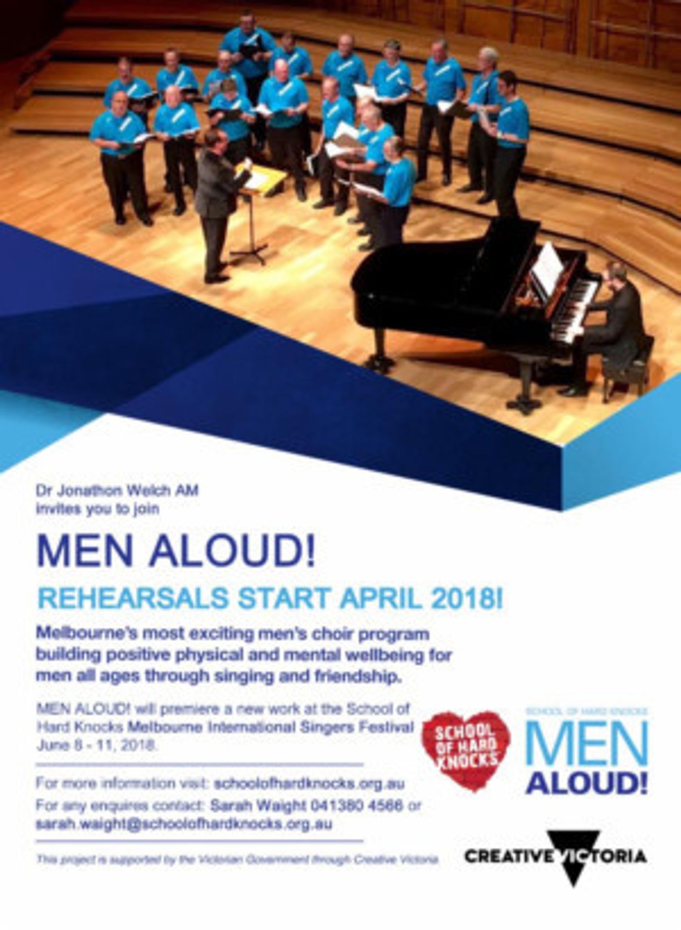 Register Now For MEN ALOUD! Starting Sunday 15 April In Fitzroy  Image