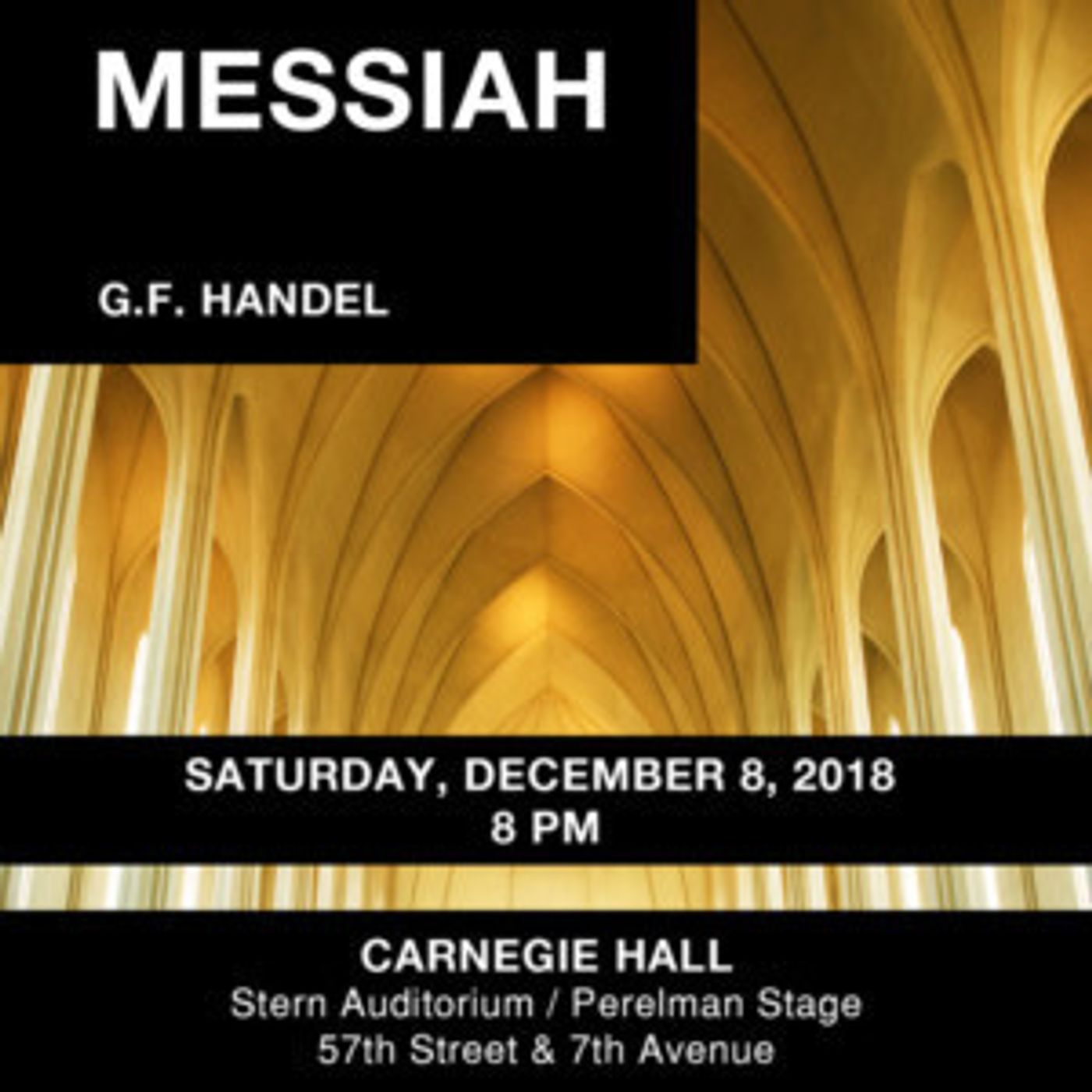 The Cecilia Chorus Of New York Presents Handel's Messiah On December 8 At Carnegie Hall  Image