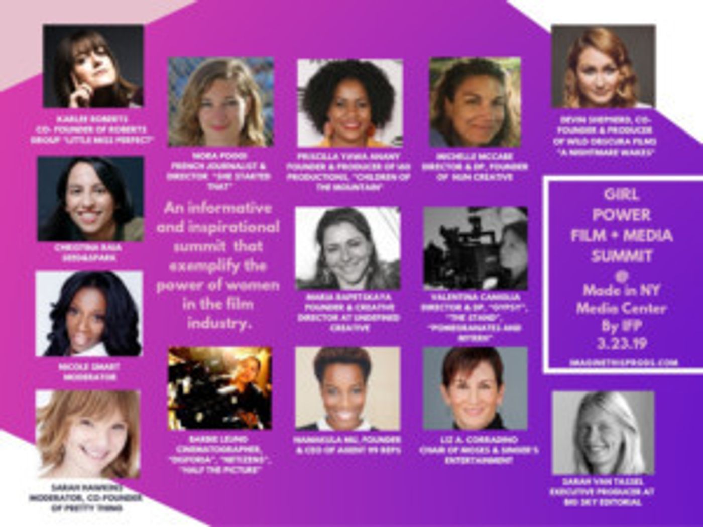 Imagine This Women's International Film Festival Presents Girl Power Film + Media Summit  Image