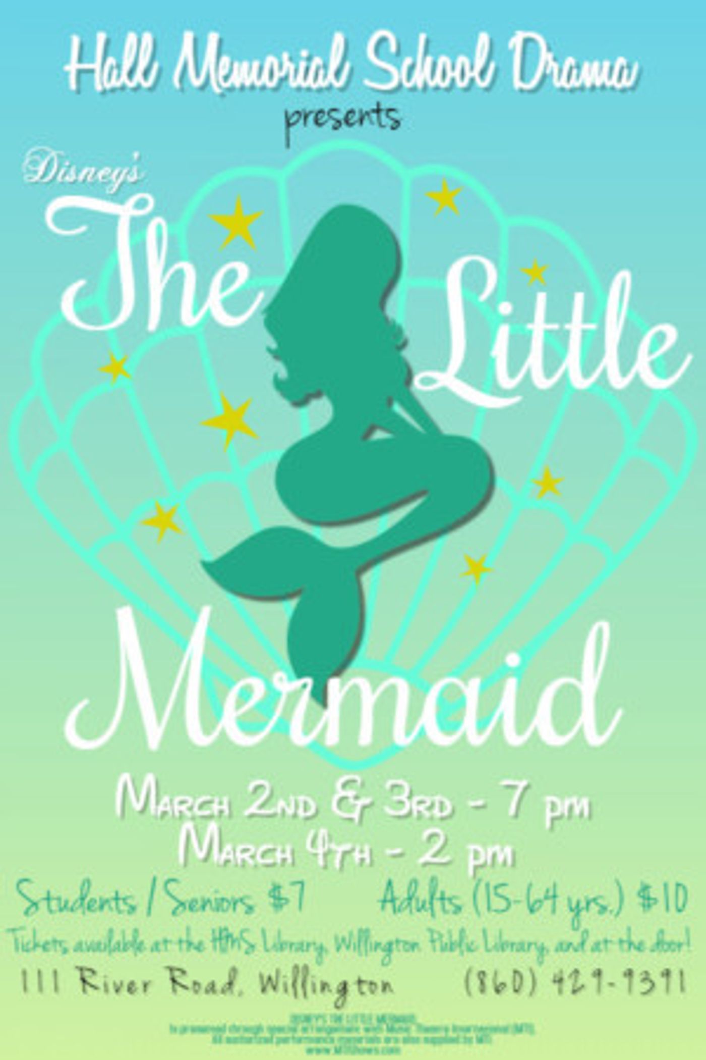 Hall Memorial School Drama Presents DISNEY'S THE LITTLE MERMAID  Image