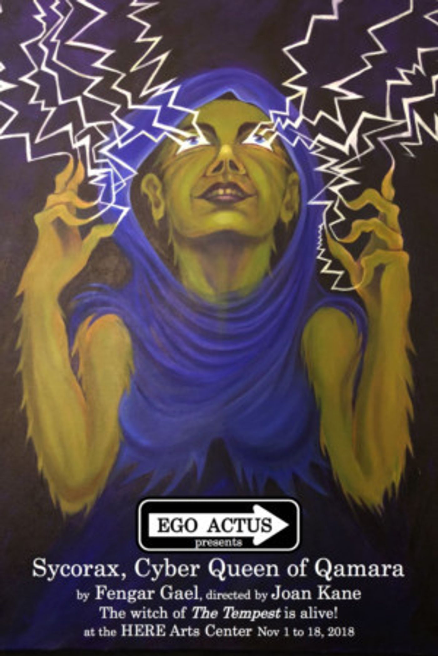 Ego Actus To Premiere New Play SYCORAX, CYBER QUEEN OF QAMARA In November  Image