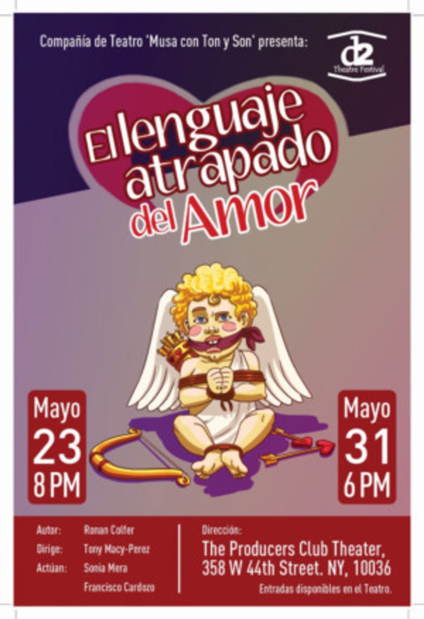 THE TRAPPED LANGUAGE OF LOVE to Play the Producers Club  Image