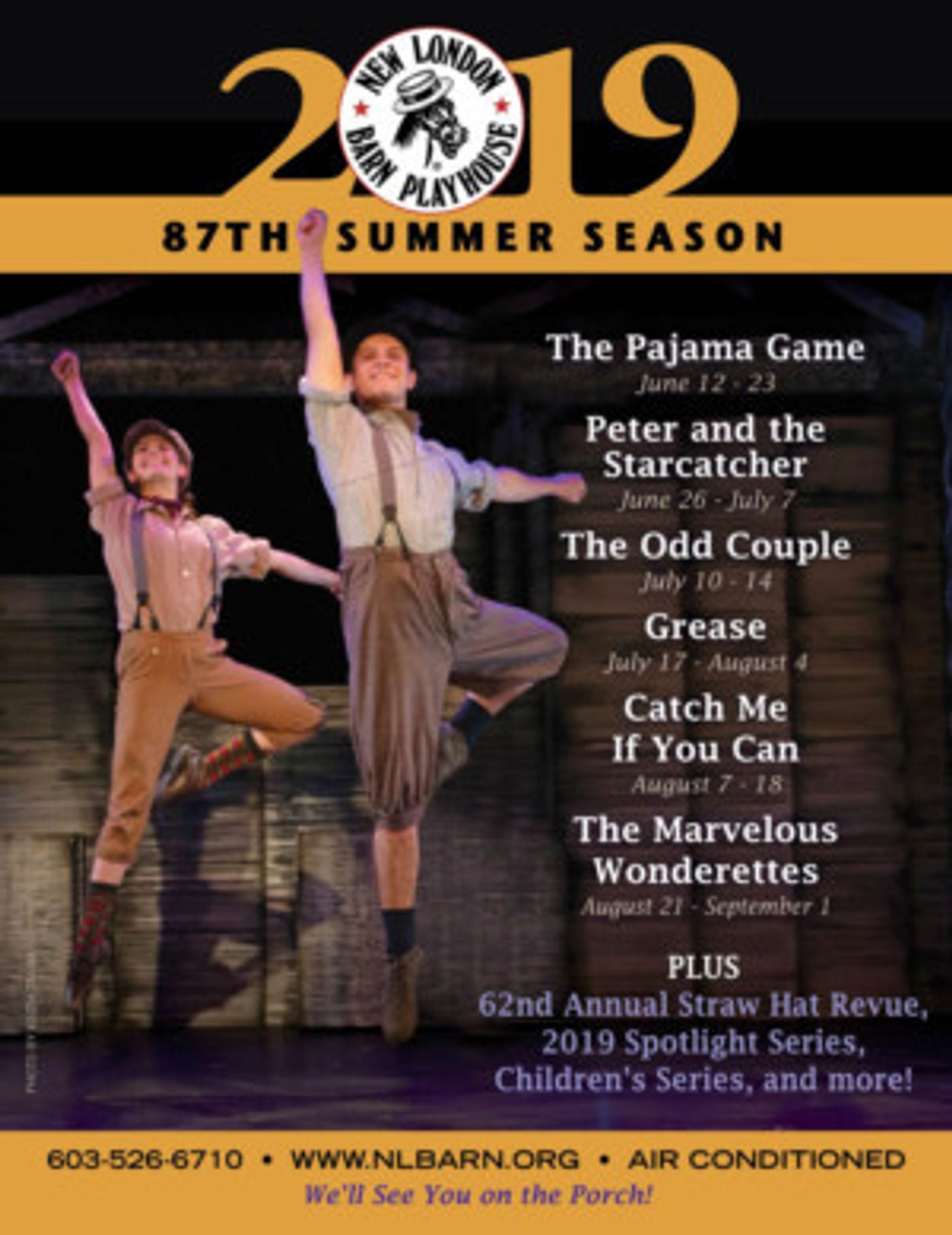 New London Barn Playhouse Announces 2019 Summer Season  Image