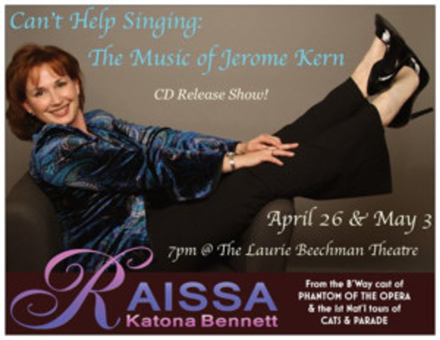 Raissa Katona Bennett Is Back With Jerome Kern And A New CD!  Image