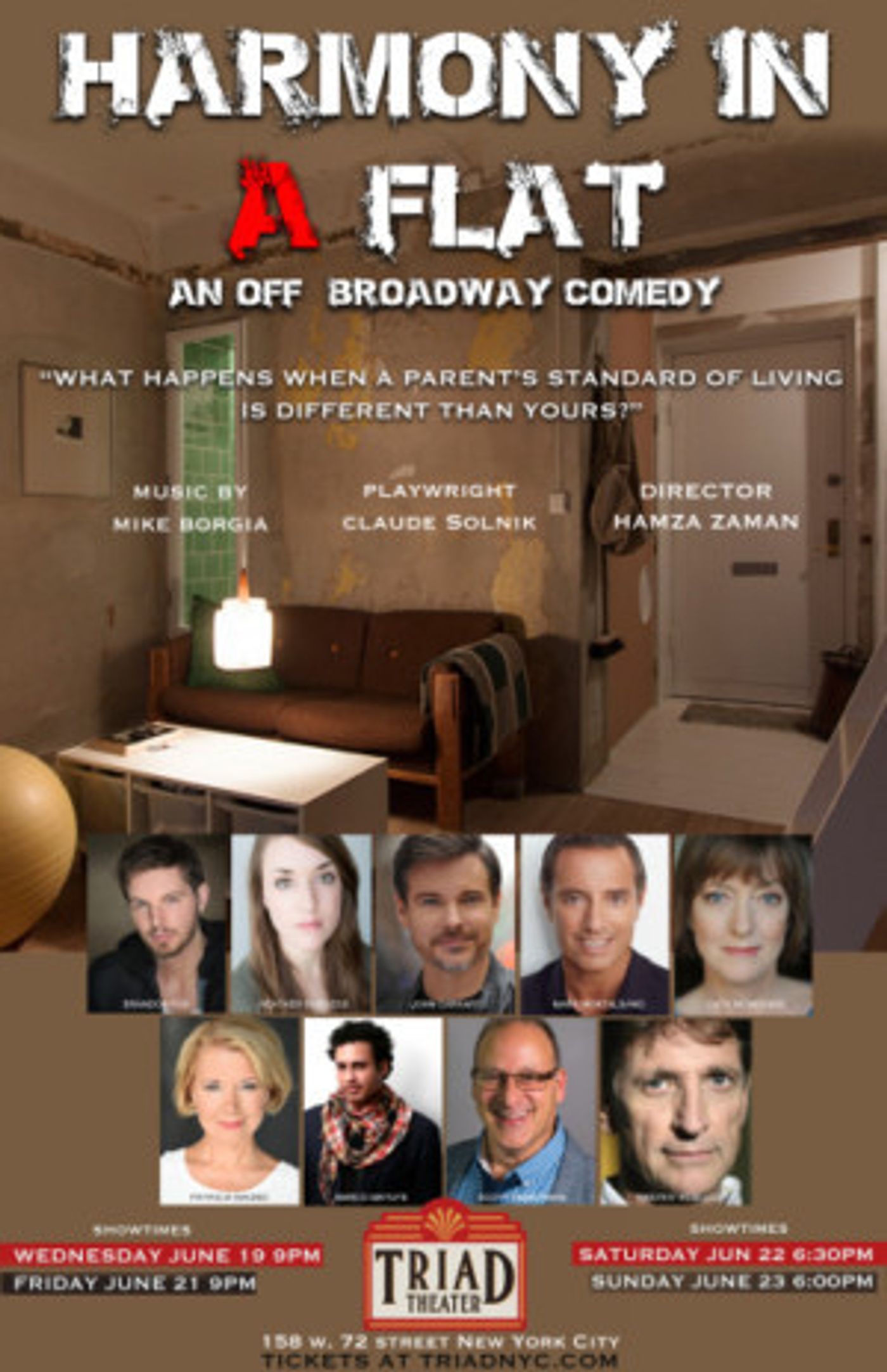 HARMONY IN A FLAT Comes to the Triad  Image