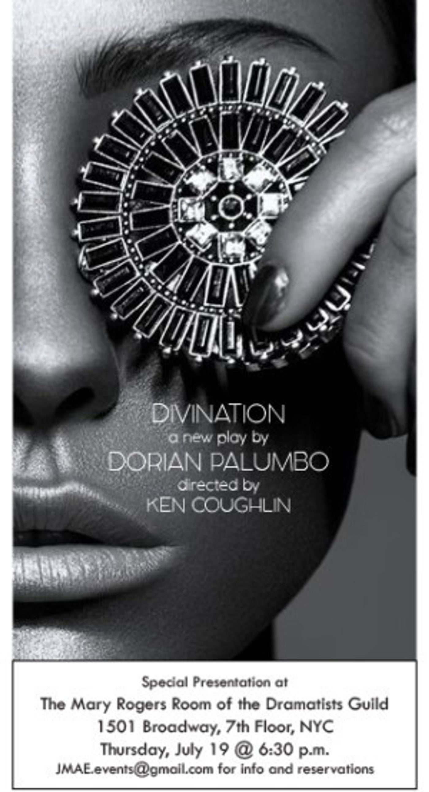 Dorian Palumbo Premieres DIVINATION at The Dramatists Guild's Mary Rogers Room  Image