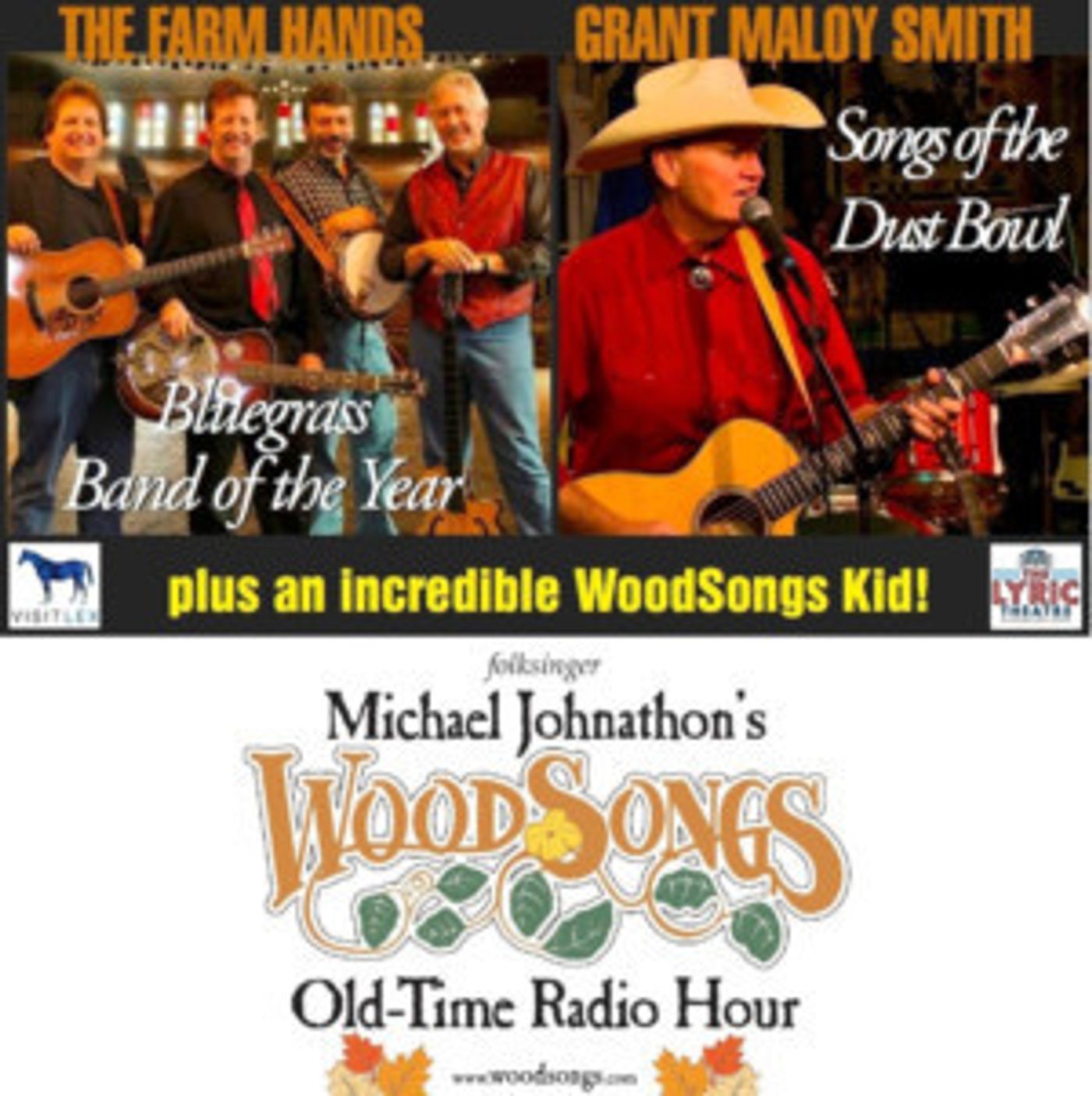 WoodSongs To Present The Farm Hands And Grant Maloy Smith  Image