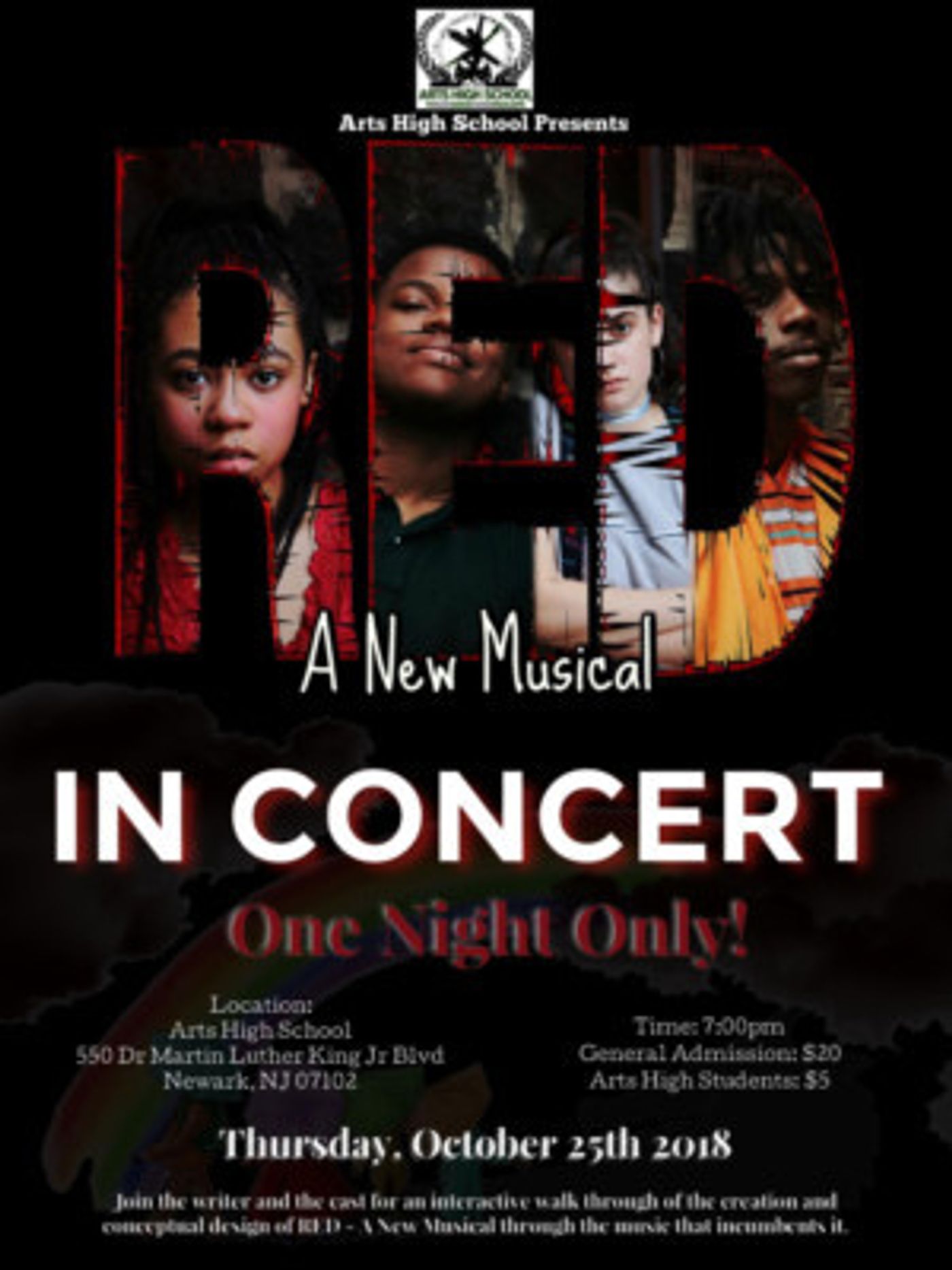 Aurway Repertory Theater Presents RED, A New Musical In Concert  Image