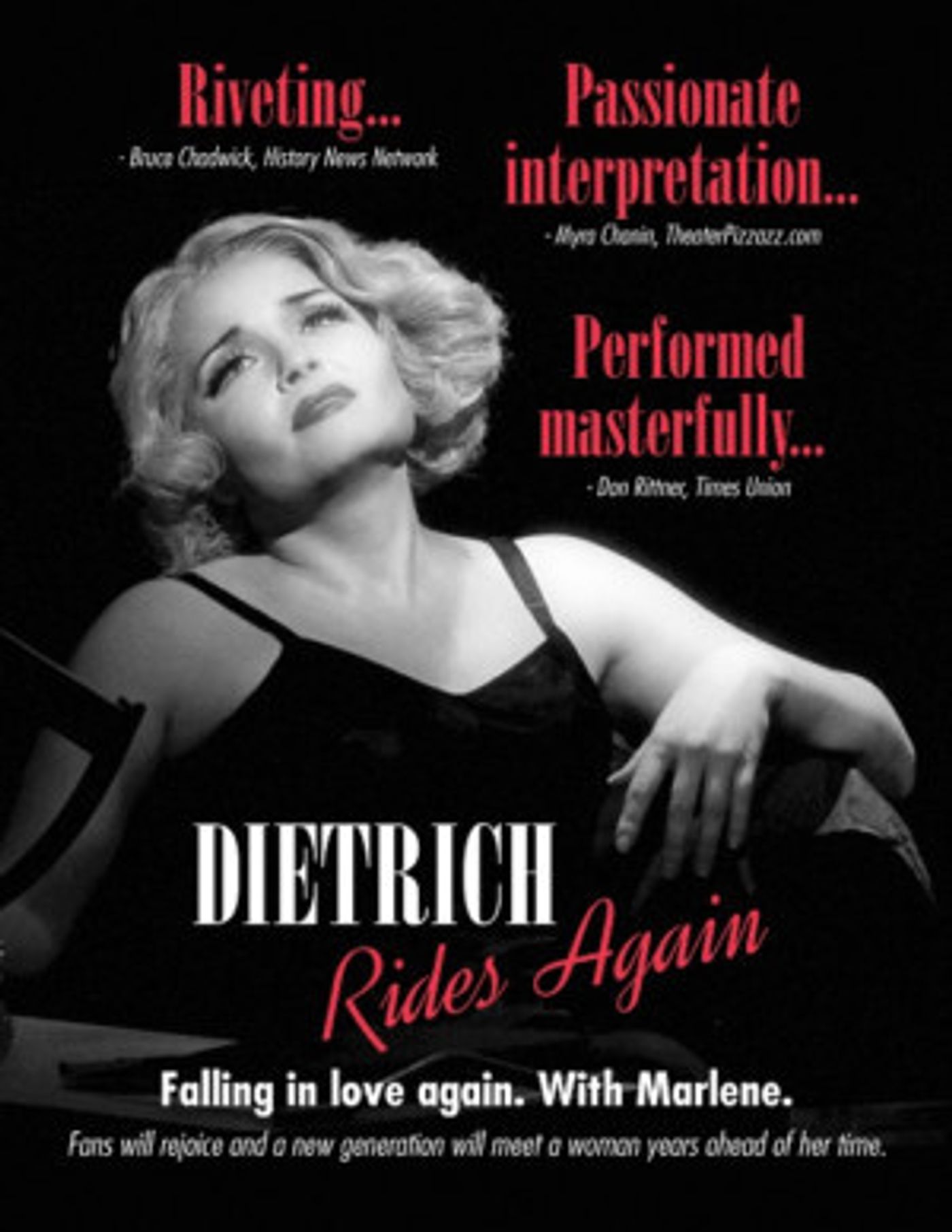 DIETRICH RIDES AGAIN Returns for One Night Only  Image