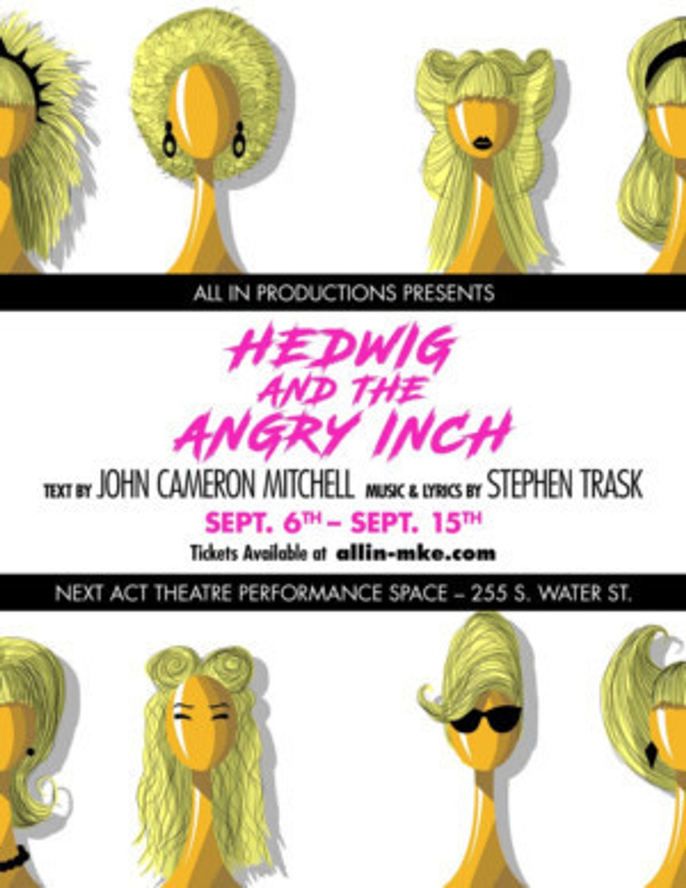 All In Productions Announces HEDWIG AND THE ANGRY INCH  Image
