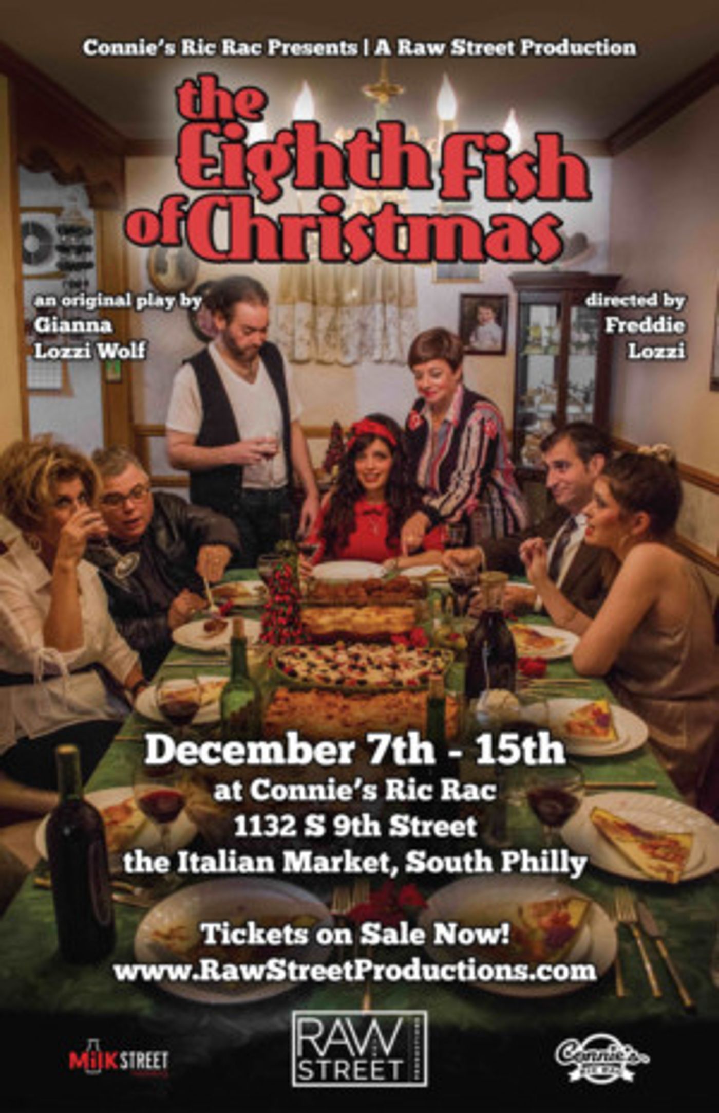 Raw Street Productions Presents THE EIGHTH FISH OF CHRISTMAS  Image