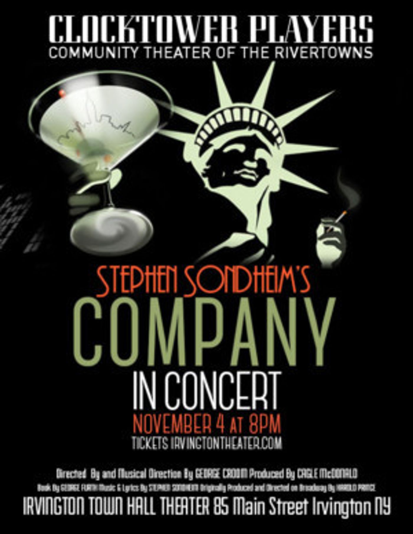 Westchester Community Theater Clocktower Players Kick-off 40th Season!  Image