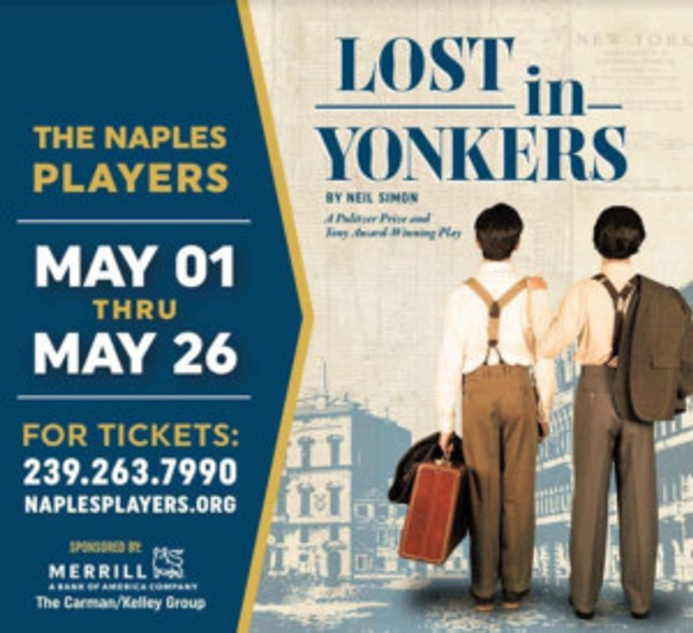 The Naples Players Hosts Red Carpet Event For Opening Night Of Neil Simon's LOST IN YONKERS  Image