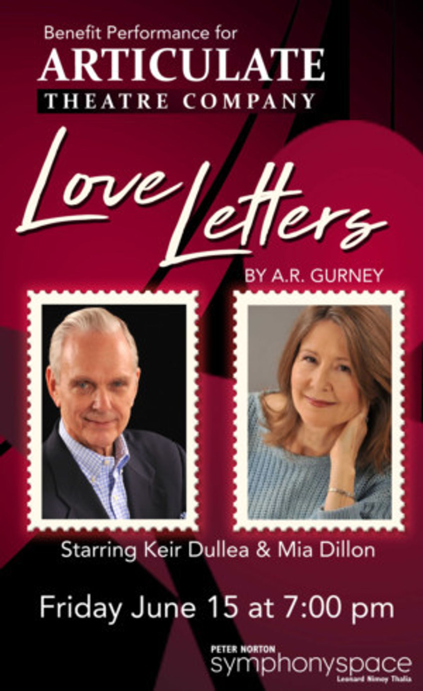 Keir Dullea And Mia Dillon Star In LOVE LETTERS  Image
