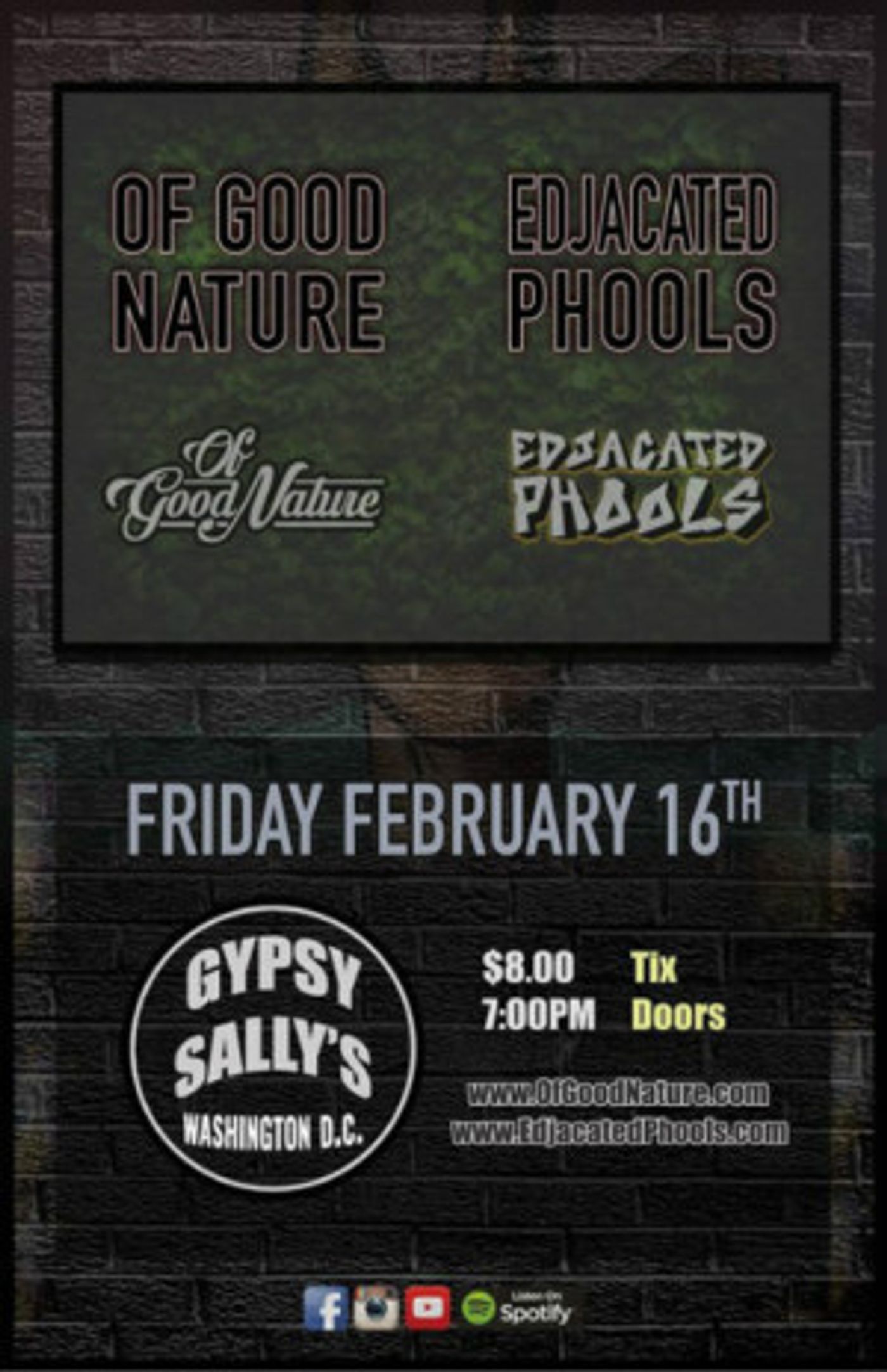 Edjacated Phools Will Be Looking For Their Stash at Gypsy Sally's on Feb 16th  Image