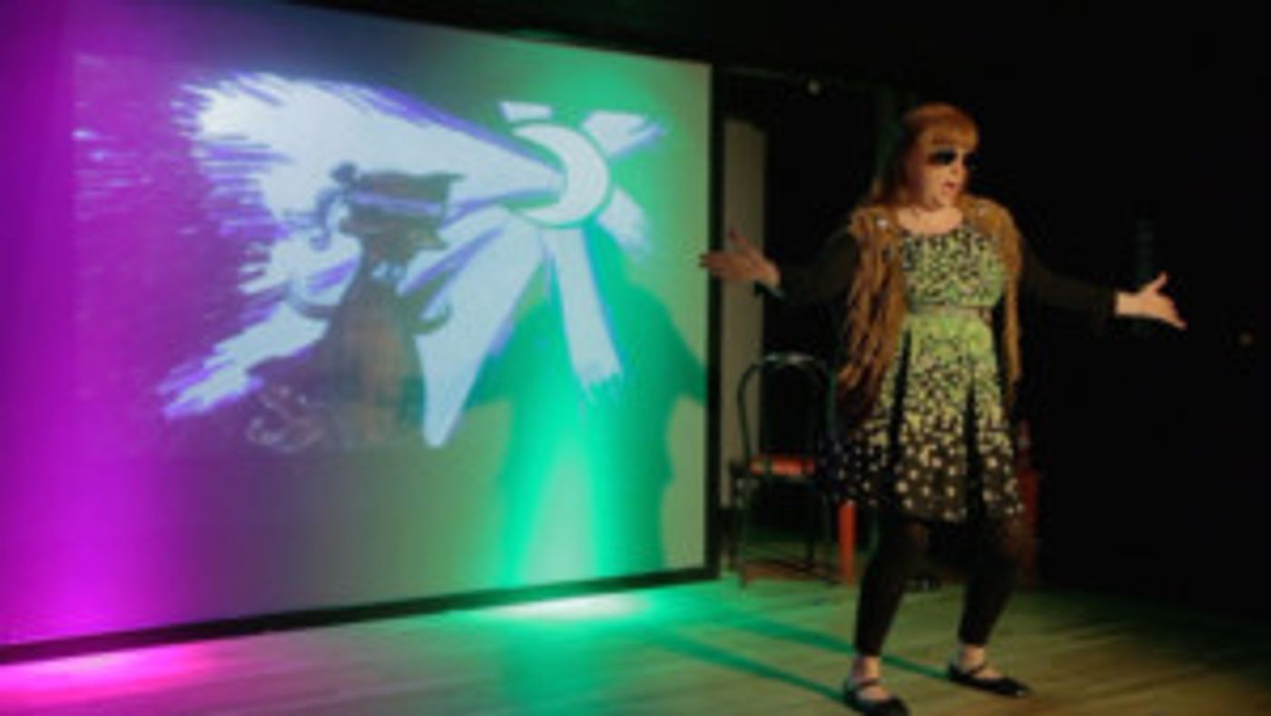 United Solo Festival Hosts Premiere of One-woman Rock Opera Psychedelic Cartoon Slideshow, With Puppets  Image