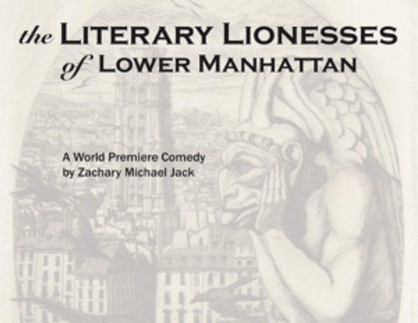 Manhattan Rep Presents the World Premiere of THE LITERARY LIONESSES OF LOWER MANHATTAN By Zachary Michael Jack  Image