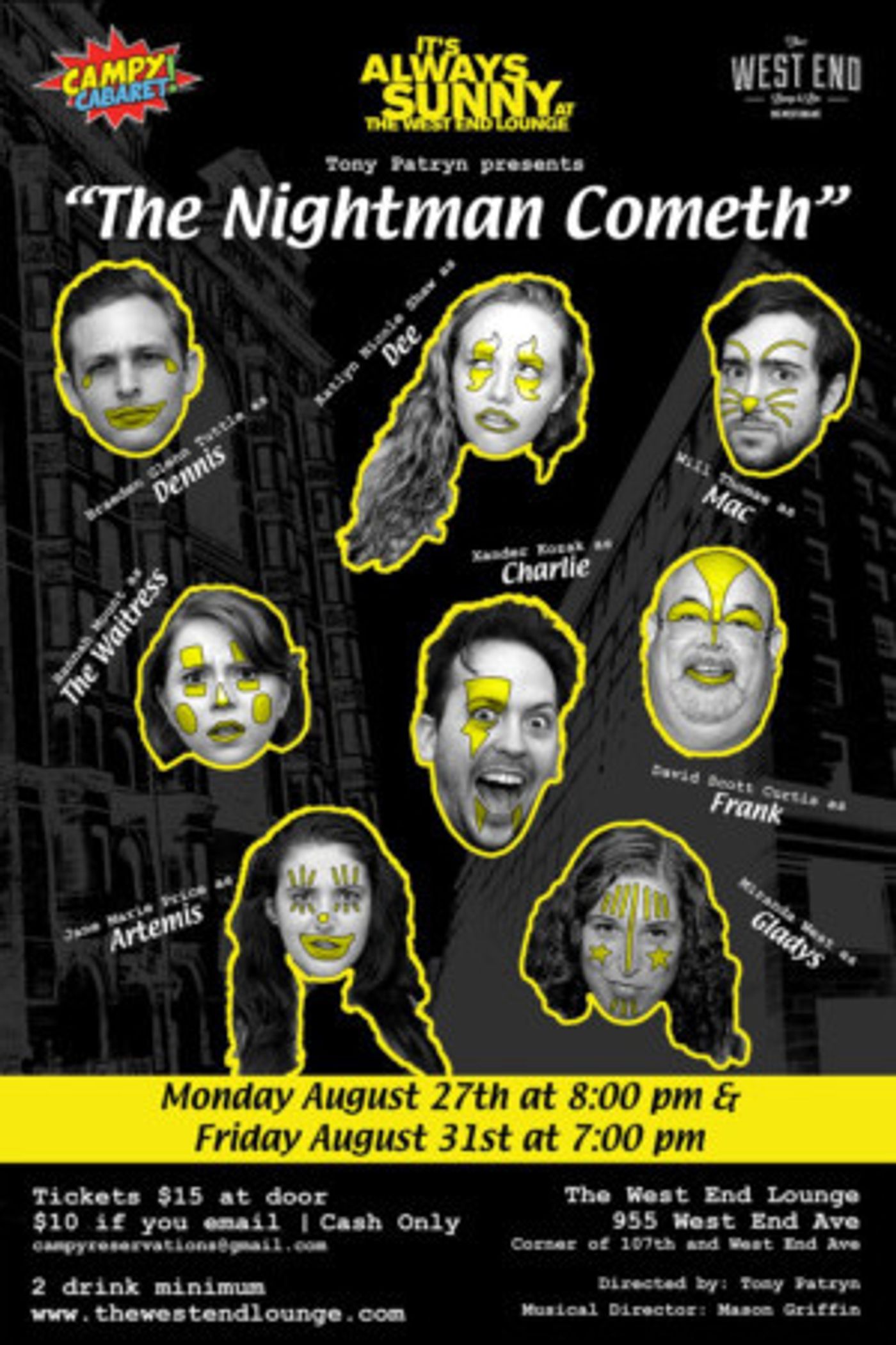 The Campy Cabaret Presents THE NIGHTMAN COMETH  Image