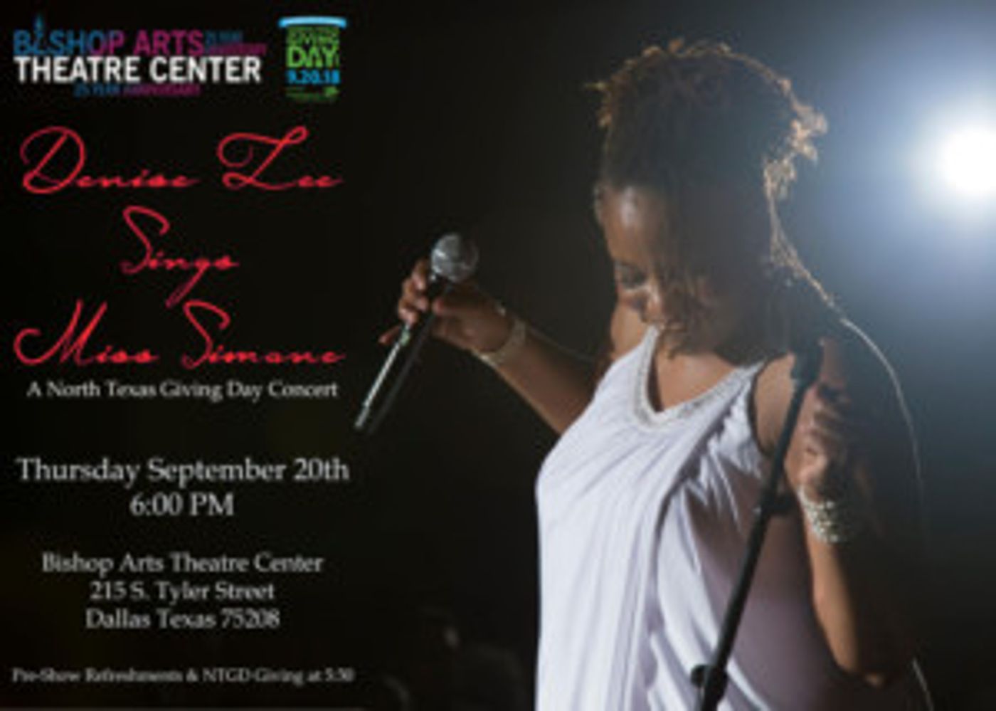 Denise Lee Sings MISS SIMONE: A North Texas Giving Day Concert  Image