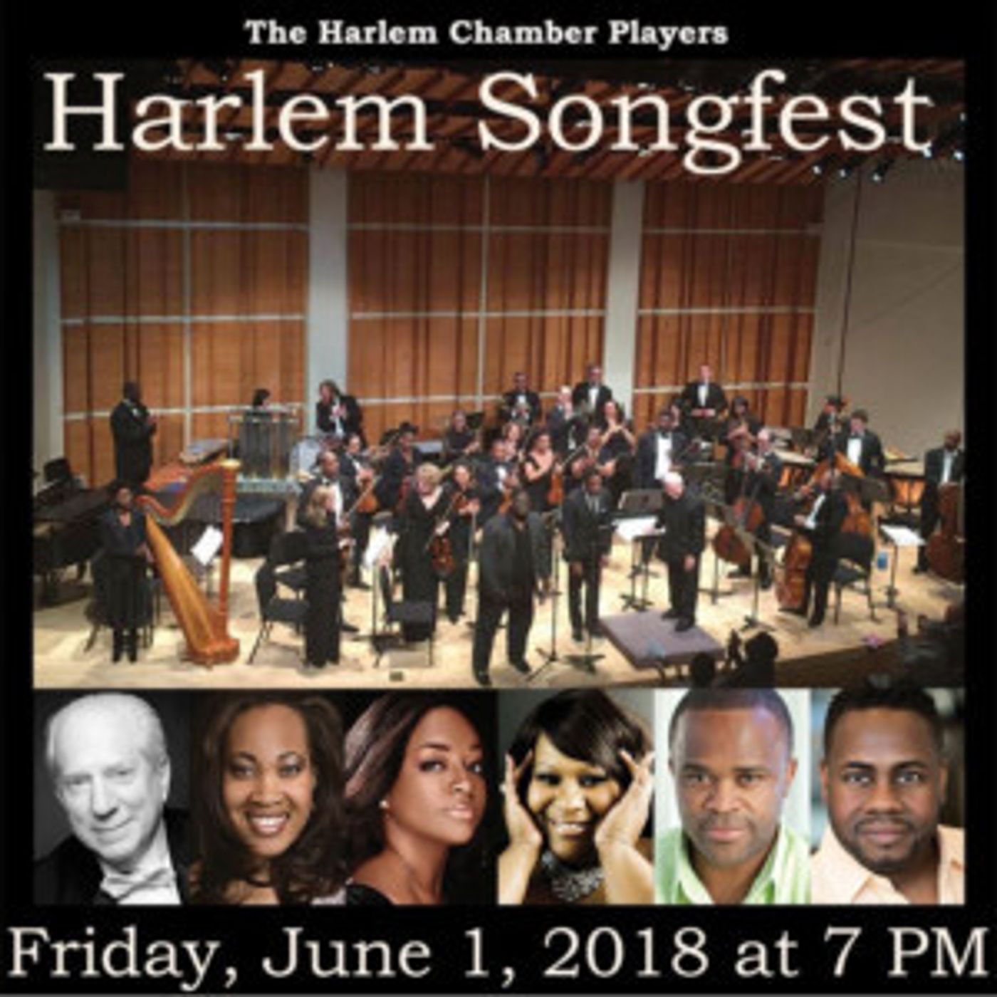Harlem Chamber Players Present HARLEM SONGFEST, 6/1  Image