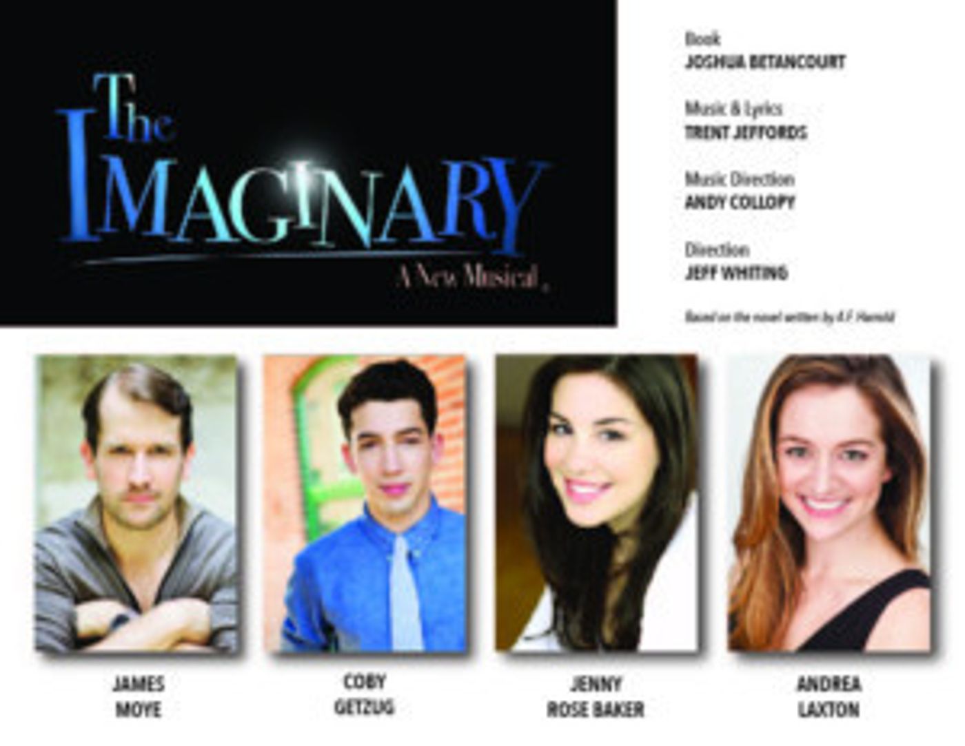 Broadway's Coby Getzug, James Moye, Jenny Rose Baker And Andrea Laxton Lead 29-Hour Reading Of The Upcoming New Musical, THE IMAGINARY.  Image